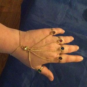 Hot Topic Infinity Gauntlet Hand Bracelet